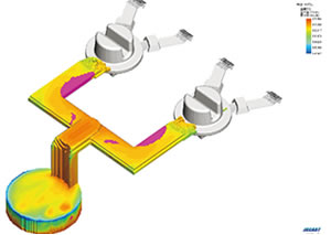 金型設計（流動解析）